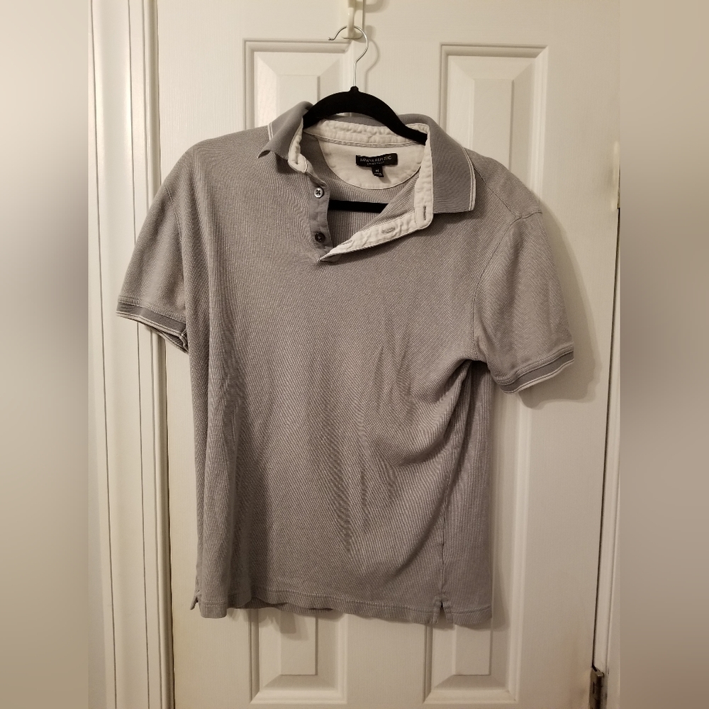 Banana Republic Gray M Polo